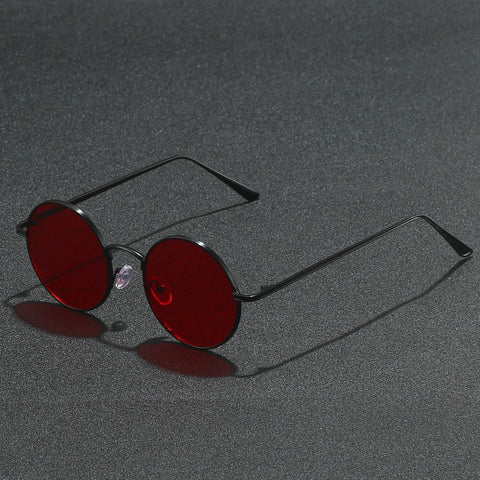 Men Round Frame Sunglasses