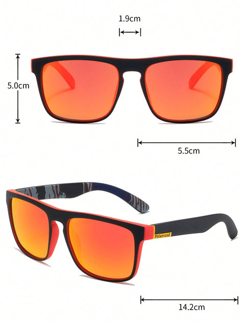 1pc Men's Polarized Sunglasses For Cycling And Outdoor Activities