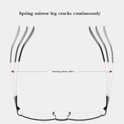 Titanium Progressive Far And Near Dual-Use Reading Glasses