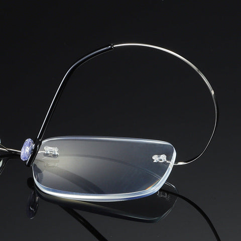 TITANIUM ANTI-BLUE LIGHT RIMLESS PRESBYOPIA GLASSES