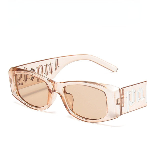 New colorful candy color sunglasses, Red Sunglasses, men's and women's cross-border punk hip-hop show glasses