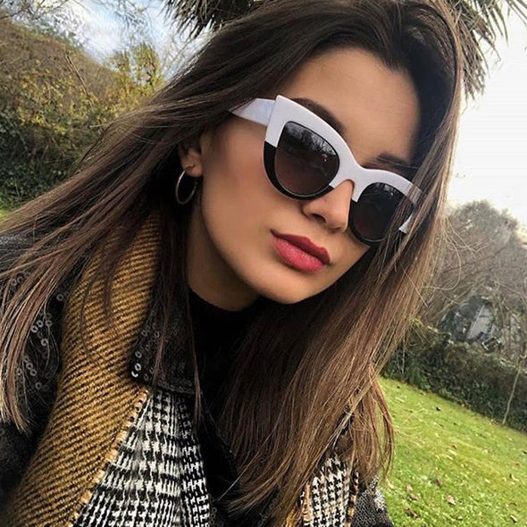 Fashion Round Cat Eye Style Sunglasses Woman Luxury Brand Designer Vintage Sun Glasses Female Glasses