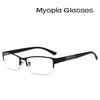 Glasses Men Retro Metal Frame Square Students Myopia Glasses Frame For Women 2020