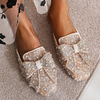 Zoloss Fashion Flat Rhinestone Sandals