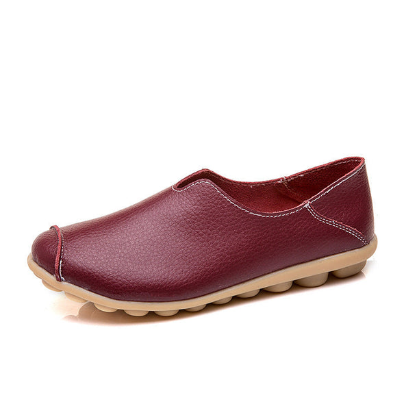 Zoloss Casual flat heel cow tendon low top shoes