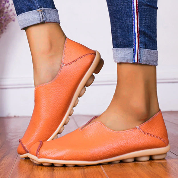 Zoloss Casual flat heel cow tendon low top shoes