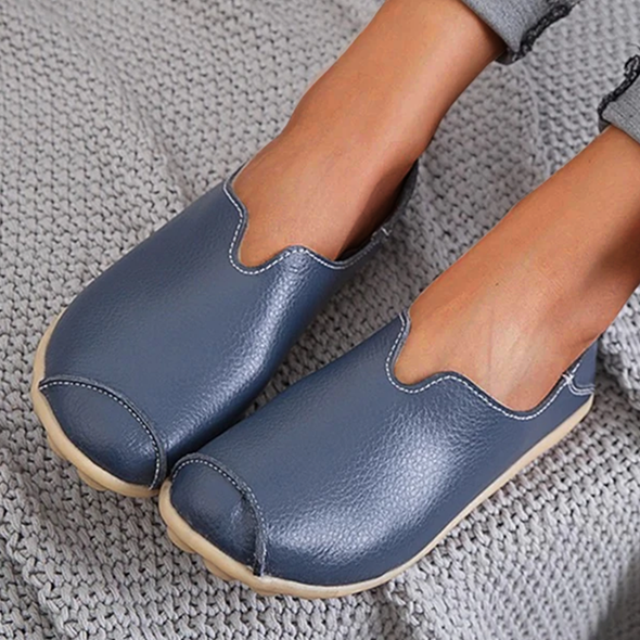 Zoloss Casual flat heel cow tendon low top shoes