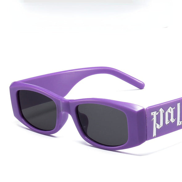 New colorful candy color sunglasses, Red Sunglasses, men's and women's cross-border punk hip-hop show glasses