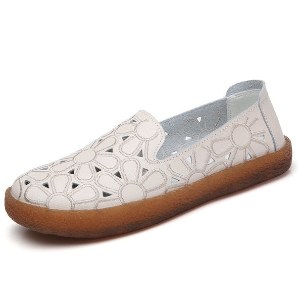 Zoloss Summer Hollow Hole Flat Bottom Soft Shoe