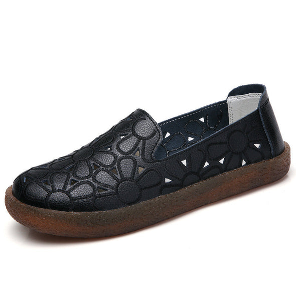 Zoloss Summer Hollow Hole Flat Bottom Soft Shoe