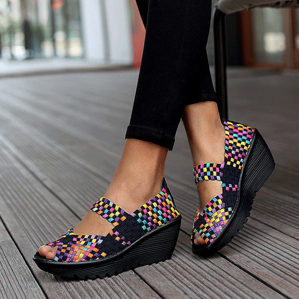 Zoloss Wedge Comfort Soft Sole Sandals