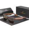 New Black Walnut  Wood Polarized Sunglasses Men's Glasses Handmade  Protection Eyewear Retro Wooden Box
