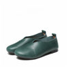 Zoloss Literary Handmade Retro Leather Soft Flat Shoes