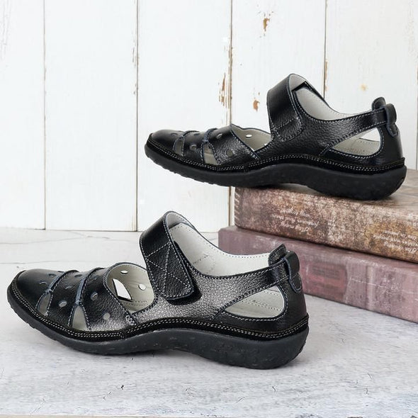 Zoloss - Women's Hollow Hook Flat Sandals