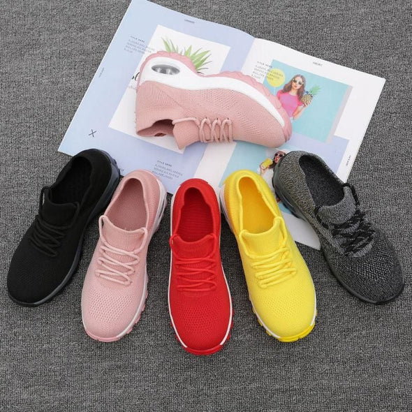 Zoloss Lace Up Walking Running Shoes Platform Sneakers
