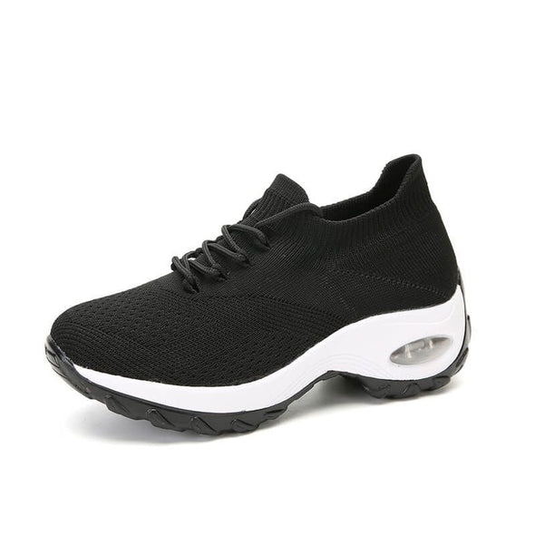 Zoloss Lace Up Walking Running Shoes Platform Sneakers