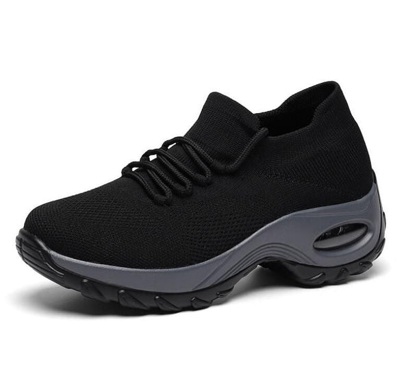 Zoloss Lace Up Walking Running Shoes Platform Sneakers