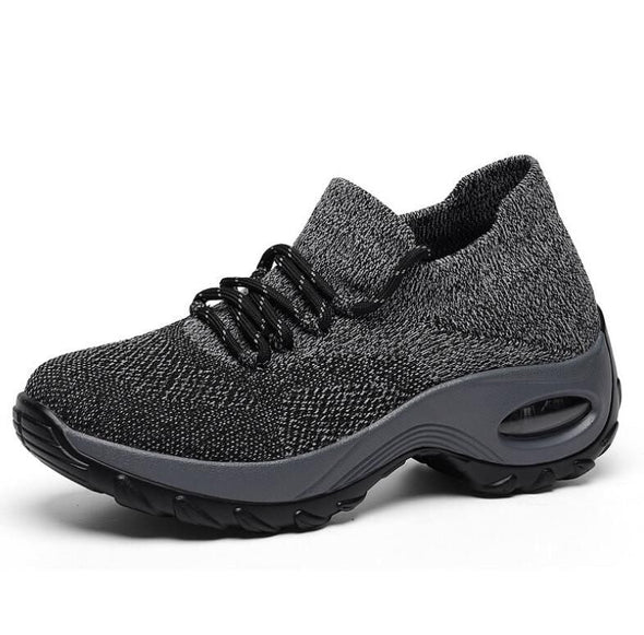 Zoloss Lace Up Walking Running Shoes Platform Sneakers