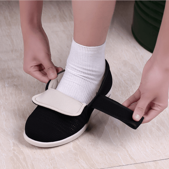 Zoloss Plus Size Wide Diabetic Shoes For Swollen Feet Width Shoes-NW007