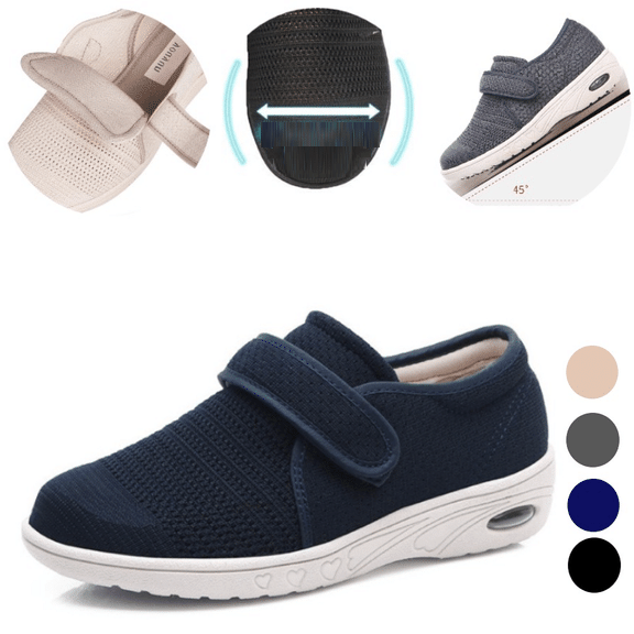 Zoloss Plus Size Wide Diabetic Shoes For Swollen Feet Width Shoes-NW006
