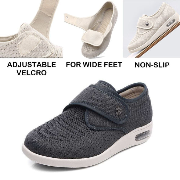 Zoloss Plus Size Wide Diabetic Shoes For Swollen Feet Width Shoes-NW001