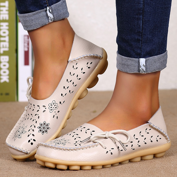 Zoloss Leather Loafers Flats Lo51