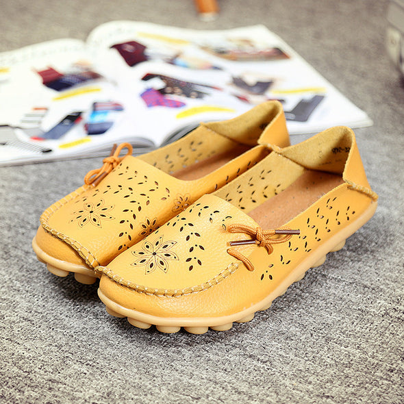 Zoloss Leather Loafers Flats Lo51