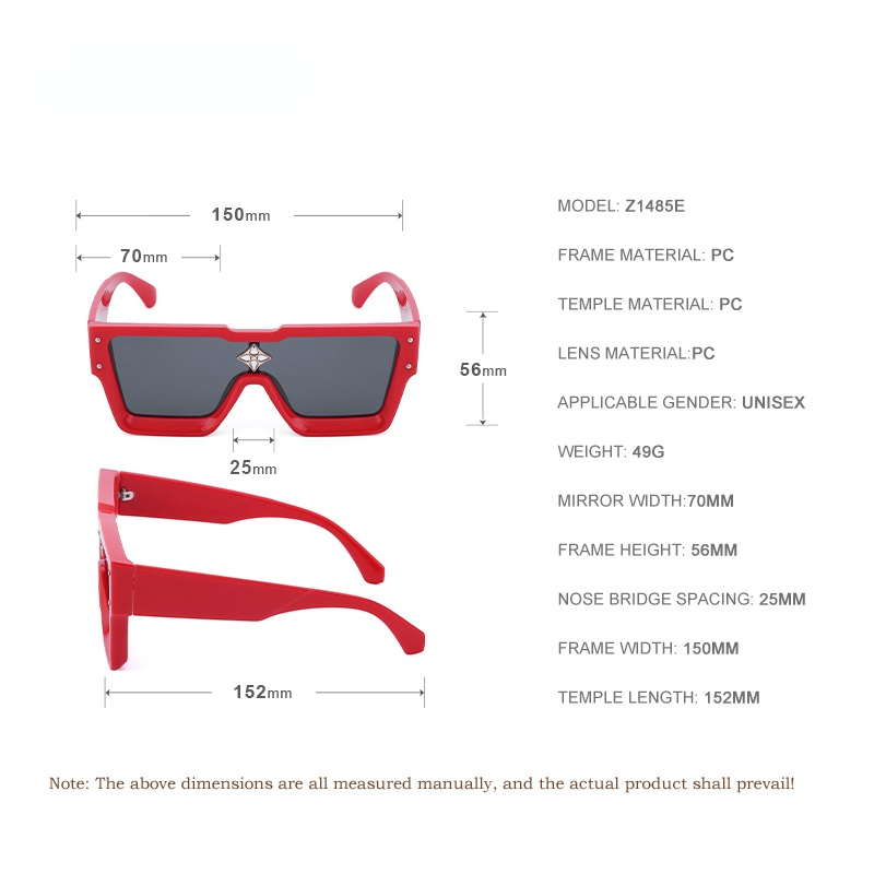 Square Sunglasses Luxury Millionaire Sunglasses Women Fashion