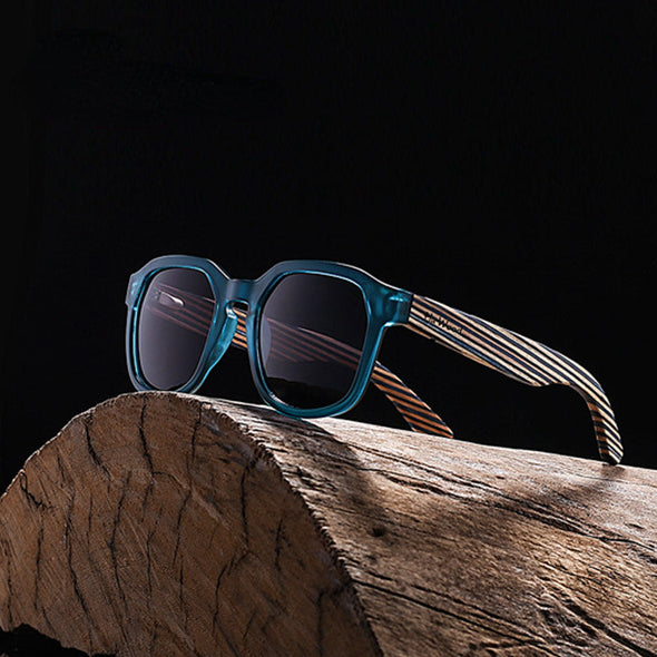 Polarized Sunglasses Fishing For Men Womens Wood Sunglasses Travel Bamboo Sunglass Driving Shade UV400 Lens