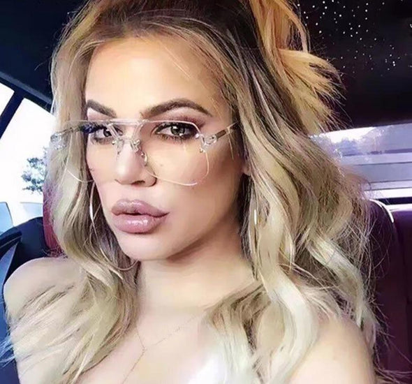 Fashion Oversize Sunglasses Women Mirror Coating Vintage Goggle Famous Women Sunglasses