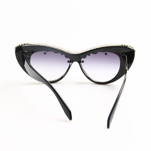 Oversize Cat Eye Sunglasses Women Brand Designer Luxury Crystal Sexy Sun Glasses For Ladies