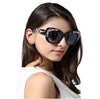Queen Cat Eye Sunglasses for Women Rose Flower Vintage Girls Oculos De Sol Oversize Brand Design Women Sun glasses
