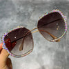 Diamond Oversized Vintage sunglasses
