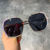 Diamond Oversized Vintage sunglasses
