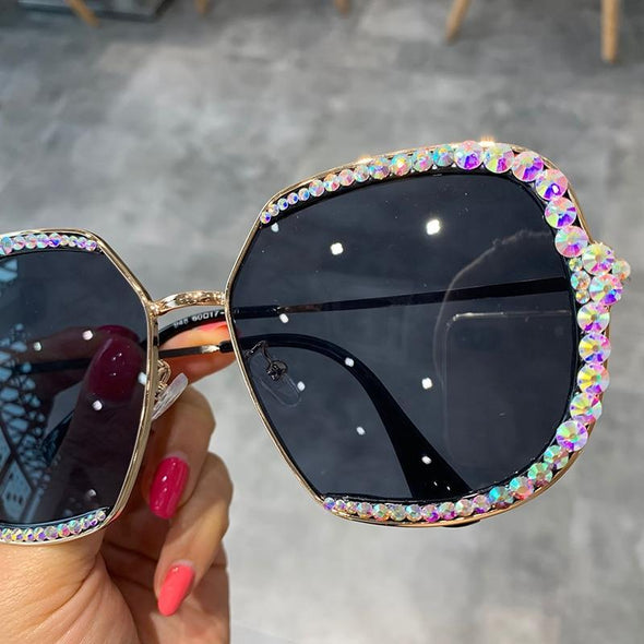 Diamond Oversized Vintage sunglasses