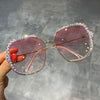 Diamond Oversized Vintage sunglasses