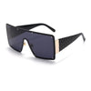 Square Sunglasses Oversized Metal Frame Vintage Glasses Men Shades Retro Gradient Colors
