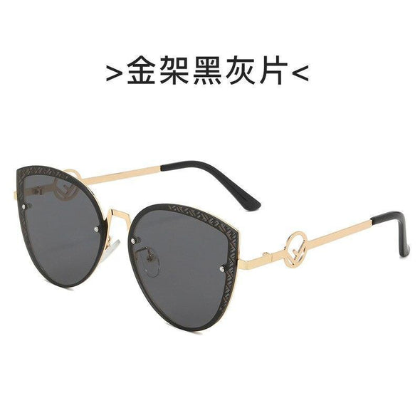 2021 New Style Retro F Women Men Oversized SunGlasses Shades UV400 Accessory Eyeglasses