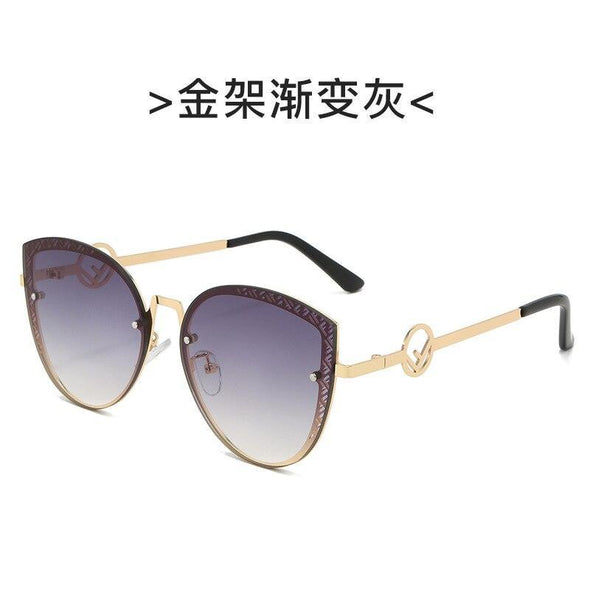 2021 New Style Retro F Women Men Oversized SunGlasses Shades UV400 Accessory Eyeglasses