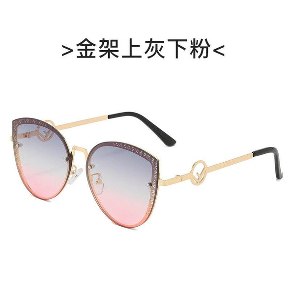 2021 New Style Retro F Women Men Oversized SunGlasses Shades UV400 Accessory Eyeglasses