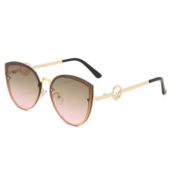 2021 New Style Retro F Women Men Oversized SunGlasses Shades UV400 Accessory Eyeglasses