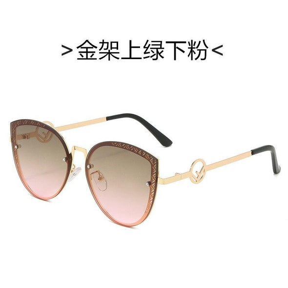 2021 New Style Retro F Women Men Oversized SunGlasses Shades UV400 Accessory Eyeglasses