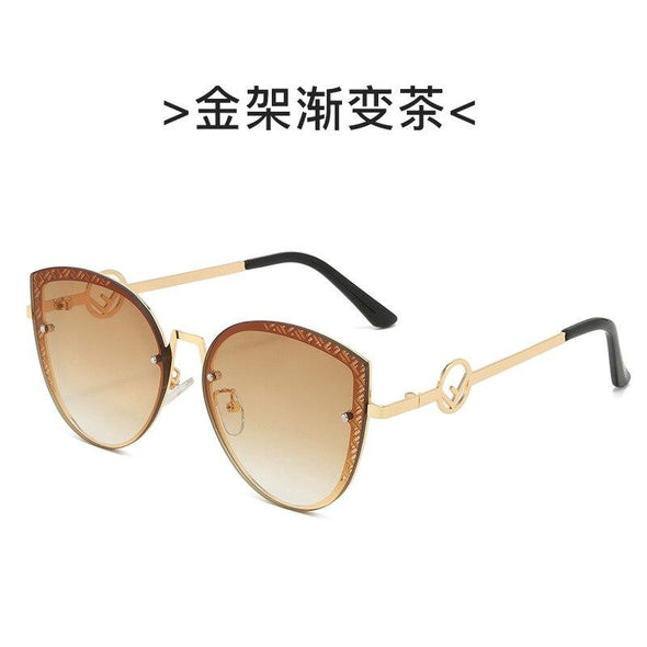 2021 New Style Retro F Women Men Oversized SunGlasses Shades UV400 Accessory Eyeglasses