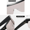 2021 New Windproof  Big Frame Shield Vintage Luxury Super Cool Goggle Siamese SunGlasses