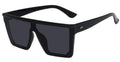 Square Women  Luxury Vintage Design Big Frame Mirror Sunglasses