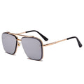 Fashion Cool Men Driving Glasses Goggle Summer Style Gradient Brown Sunglasses Vintage Pilot Sun Glasses Punk Oculos De Sol