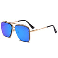 Fashion Cool Men Driving Glasses Goggle Summer Style Gradient Brown Sunglasses Vintage Pilot Sun Glasses Punk Oculos De Sol