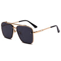 Fashion Cool Men Driving Glasses Goggle Summer Style Gradient Brown Sunglasses Vintage Pilot Sun Glasses Punk Oculos De Sol