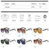 Fashion Metal Mach LXN EVO Style Gradient Sunglasses Men/Women Retro Brand Design Square Sun Glasses