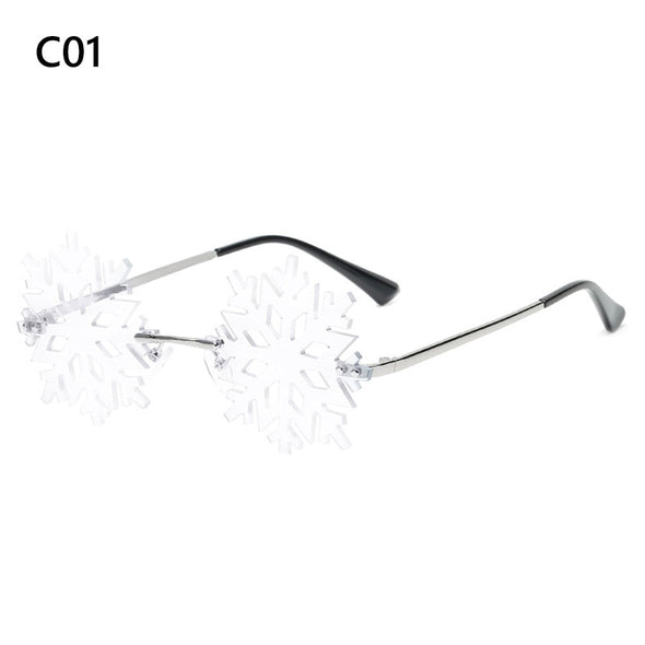 New Fashion Cycling Butterfly Sunglasses for Women UV Protection Vintage Car Metal Rimless Sunglasses Eyewear Decorations